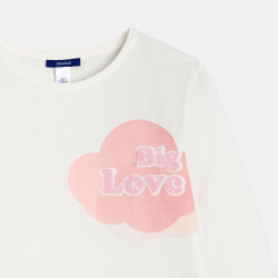 تيشيرت أبيض بأكمام طويلة...